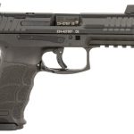 HK 81001168 VP9 Tactical 9mm Luger 10+1 4.70" Black Threaded Barrel, Black Cerakote Optic Ready/Serrated Steel Slide, Black Polymer Frame w/Picatinny Rail, Black Interchangeable Backstrap Grip
