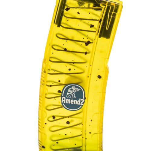 Amend2 556MODCBAN30 MOD-C Banana 30+1 5.56 NATO Fits AR-15 Yellow/Green Polymer