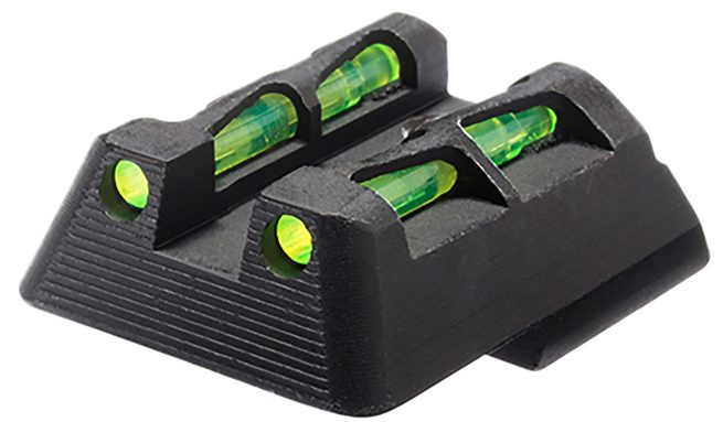 HiViz HKLW11 LiteWave  Green/Red Black Frame Fits H&K 45/P30/VP9/VP40