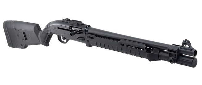Langdon Tactical Tech LTT1301ZMBLK Beretta 1301 LTT  3" 7+1 18.50" Black Anodized Aluminum Receiver, Black Magpul Polymer Stock, Modified Magpul Zhukov Forend