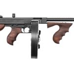 Auto-Ordnance T5P100D 1927A-1 Lightweight Deluxe .45 Cal 100+1 Fixed Walnut Wood Stock, Walnut Grip