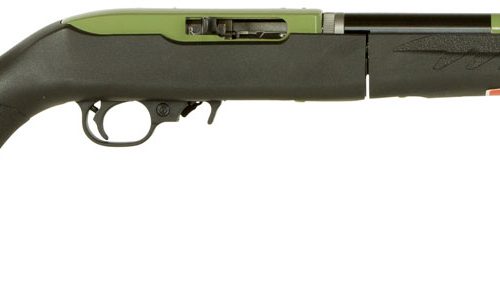 Ruger 21155 10/22 Takedown Lite Sports South Exclusive Full Size 22 LR 10+1 16.12" Green Threaded Barrel, Green Steel Receiver, Black Synthetic Ruger Modular System Stock, Right Hand