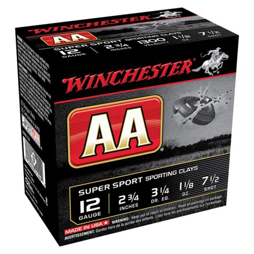 AA SptClay 12Ga 2.75" 1-1/8oz 3.25dr #75