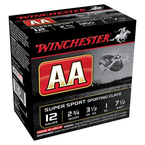 AA SptClay 12Ga 2.75" 1oz 3.50dr #75