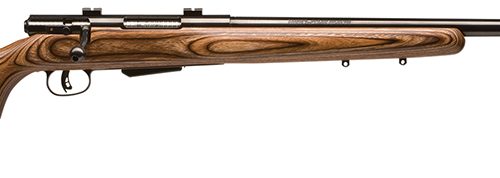 Savage Arms 18526 25 Lightweight Varminter 223 Rem 4+1 Cap 24" Matte Black Rec/Barrel Natural Brown Laminate Right Hand (Full Size) with Detachable Box Magazine