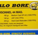 Buffalo Bore Ammunition 4J20 Anti-Personnel Strictly Business 44Rem Mag 200gr Hard Cast Wadcutter 20 Per Box/12 Case
