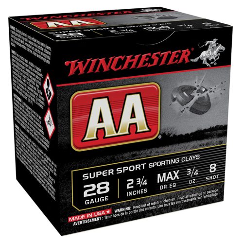 AA SptClay 28Ga 2.75" 3/4oz Maxdr #8