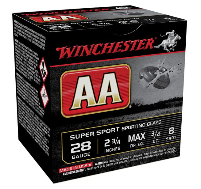 AA SptClay 28Ga 2.75" 3/4oz Maxdr #8
