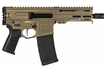 DISSENT MK4 6.5 COYOTE TAN PISTOL 9MM