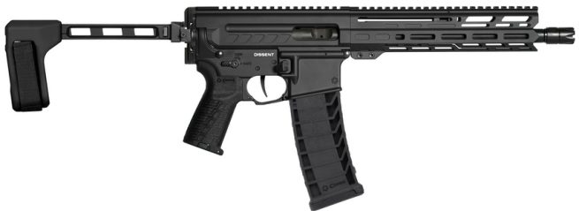 CMMG DISSENT MK4 BRACED 9MM 10.5 ARMOR BLACK