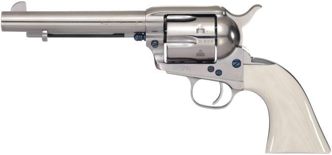 TF UBERTI 1873 NICKEL FI IVORY GRIP 5.5 .45LC
