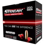 Ammo Inc 9124TMCSTRKRED200 Streak Visual (RED)  9mm Luger 124gr Total Metal Case 200 Per Box/5 Case