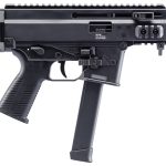 B&T Firearms 36176502G APC9K  9mm Luger 33+1 4.30" Black Steel Barrel, Black Picatinny Rail Receiver, Brace Adapter, Black Polymer Grips, Ambidextrous