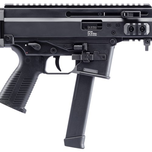 B&T Firearms 36176502G APC9K  9mm Luger 33+1 4.30" Black Steel Barrel, Black Picatinny Rail Receiver, Brace Adapter, Black Polymer Grips, Ambidextrous