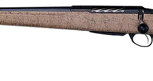 Tikka JRTXRT416 T3x Lite 308 Win 3+1 20" Fluted/Threaded, Black Barrel/Rec, Black Webbed Tan Roughtech Synthetic Stock, Interchangeable Grip, Muzzle Brake (Left Hand)