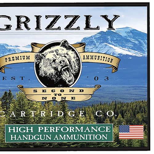 Grizzly Ammo GC44M+P1   44Mag+P+ 355gr Wide Long Nose Gas Check 20 Per Box/10 Case