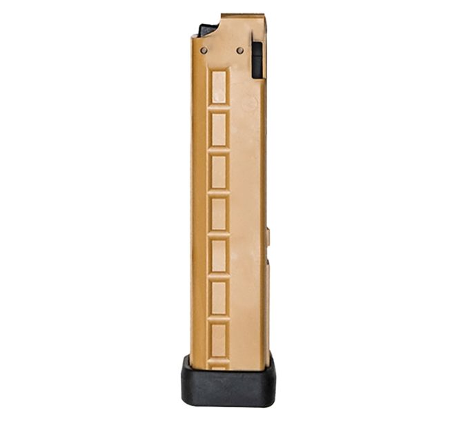 B&T Firearms BT-440245-CT Covert Slip-In 25+1 9mm Fits B&T KH9 Coyote Tan