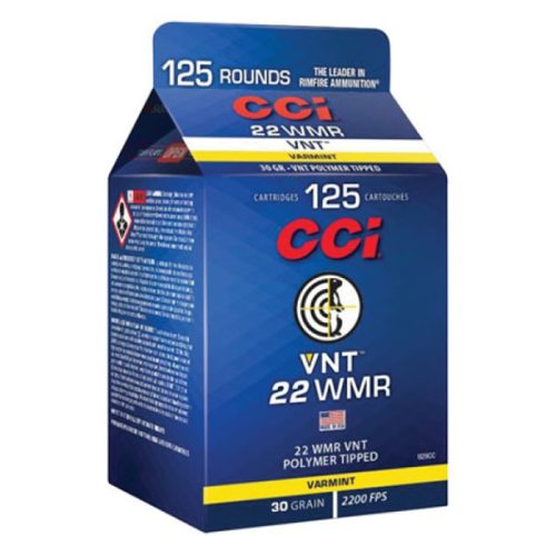 Rimfire 22WMR 30gr VNT Pour pack 125rd