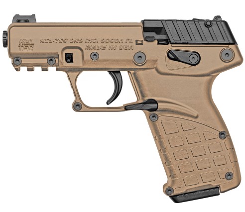 KEL P17 22LR 3.93" TAN 10RD