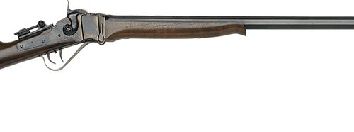 Taylors & Company 220070 Half-Pint Sharps 38-55 Win Caliber with 1rd Capacity, 26" Blued Barrel, Color Case Hardened Metal Finish & Walnut Synthetic Stock Right Hand (Full Size)