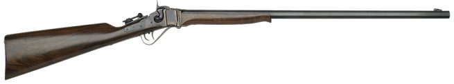 Taylors & Company 220070 Half-Pint Sharps 38-55 Win Caliber with 1rd Capacity, 26" Blued Barrel, Color Case Hardened Metal Finish & Walnut Synthetic Stock Right Hand (Full Size)