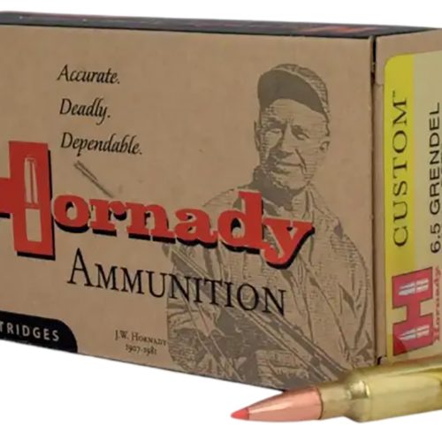 Hornady 8152 Custom  6.5Grendel 123gr Super Shock Tip 20 Per Box/10 Case