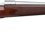 Winchester Repeating Arms 535203226 Model 70 Super Grade 270 Win Caliber with 5+1 Capacity, 24" Barrel, High Polished Blued Metal Finish & Satin Fancy Walnut Stock Right Hand (Full Size)