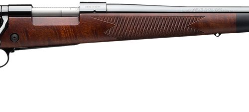 Winchester Repeating Arms 535203226 Model 70 Super Grade 270 Win Caliber with 5+1 Capacity, 24" Barrel, High Polished Blued Metal Finish & Satin Fancy Walnut Stock Right Hand (Full Size)