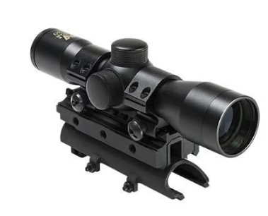 SKS Combo  Tri Mount 4x30 Comp Scope 1" Rings
