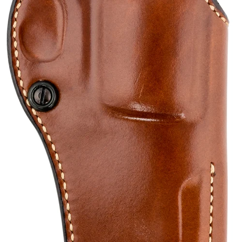 Galco PHX334 Phoenix  OWB Tan Leather Belt Slide Fits Ruger GP100 Fits S&W L Frame Right Hand