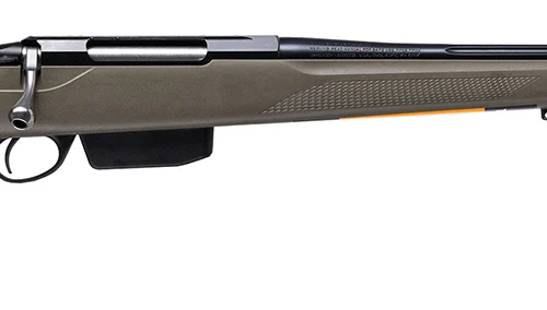 Tikka JRTXGSL33122MT T3x Superlite 300 Win Mag 3+1 22.40" Blued Fluted Threaded Barrel, Blued Drilled & Tapped Steel Receiver, Fixed Green Synthetic Stock