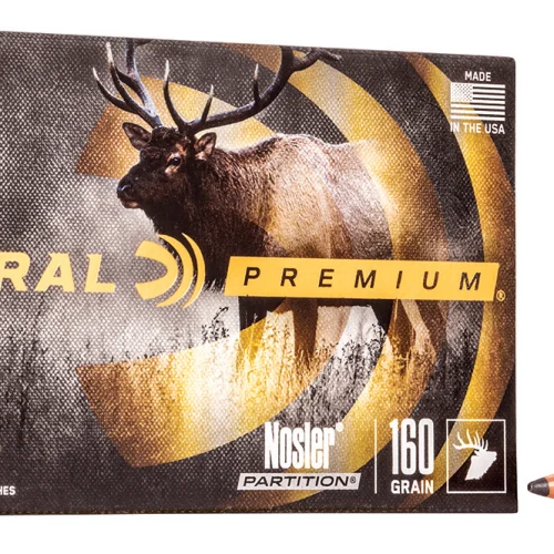 Federal P7RF Premium  7mmRemMag 160gr Nosler Partition 20 Per Box/10 Case