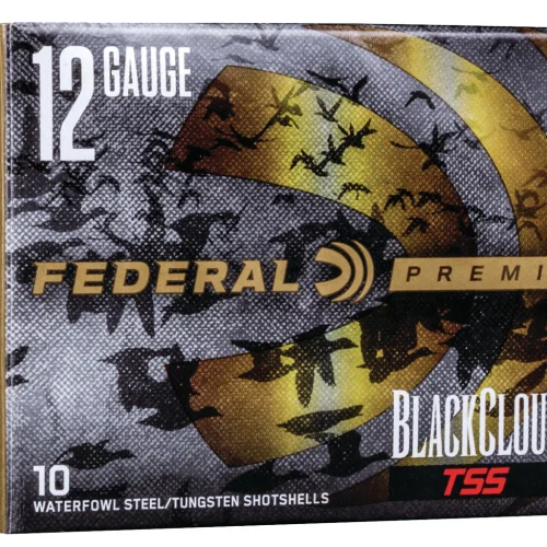 Federal PWBTSSX1427B Black Cloud TSS 12Gauge 3" 1 1/4oz Steel Tungsten 7/BBShot 10 Per Box/10 Case