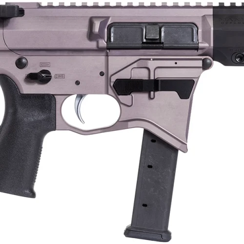 Maxim Defense MXM48174 CPS MD9 9mm Luger Caliber with 5.50" Barrel, Urban Grey Anodized Metal Finish, Black Maxim CQB Brace & Polymer Grip Right Hand