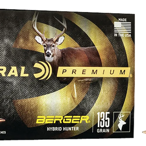 Federal P65CRDBCH1 Premium  6.5Creedmoor 135gr Berger Hybrid Hunter 20 Per Box/10 Case
