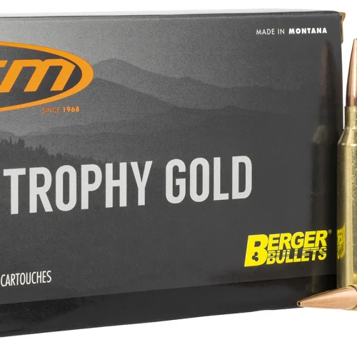 HSM 65X284130VLD Trophy Gold Extended Range 6.5x284 Norma 130 gr Berger Hunting VLD Match 20 Per Box/ 20 Case