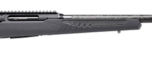 Savage Arms 57902 Impulse Mountain Hunter 300 Win Mag 3+1 24" Carbon Fiber Threaded Barrel, Black Aluminum Receiver w/Picatinny Rail, Gray AccuStock Synthetic Stock, Ambidextrous