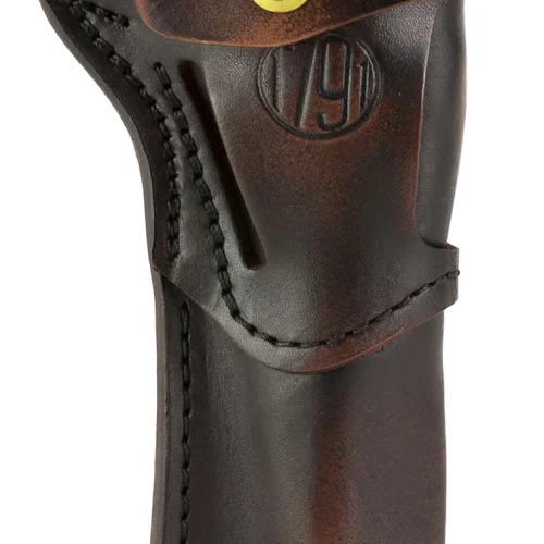 1791 Gunleather SARVH65VTGA Single Action 6.5 Open Carry Vintage Leather Belt Ambidextrous