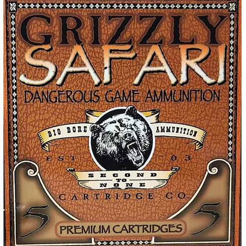 Grizzly Ammo GC5NE2   500NitroExpress 570gr Triple Shock X 5 Per Box/10 Case