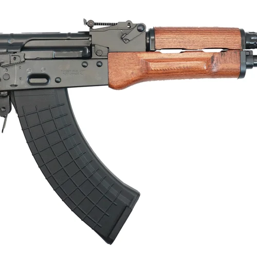 Pioneer Arms AK0031FTW Hellpup  7.62x39mm 30+1 11.73" Black Threaded Barrel, Oil Varnished Polish Laminated Wood Handguard & Grip, Side Mounted Optics Rail