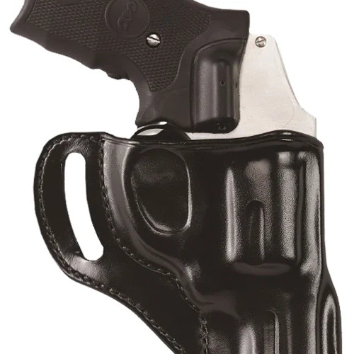 Galco HT118B Hornet  OWB Black Leather Belt Slide Fits Ruger SP101 Fits Colt Cobra Right Hand