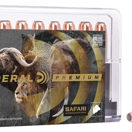 Federal P500NSA Premium Safari Cape-Shok 500NitroExpress 570gr Swift A Frame 20 Per Box/10 Case