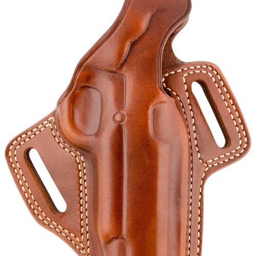 Galco FL266R Fletch  OWB Tan Leather Belt Slide Fits 4-4.25" 1911 Right Hand