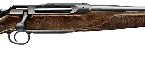 Sauer 80117099 505 Lux Full Size 300 Win Mag 2+1 24" Matte Blued Threaded Barrel, Matte Blued Saddle Mount Steel Receiver, Grade 5 Wood Fixed Stock