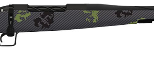 Fierce Firearms TWROG270WIN24BF Twisted Rogue 270 Win 24" Armour Lube Black Steel Threaded Barrel, Drilled & Tapped Steel Receiver, LR Negative Comb Forest Camo Carbon Fiber Stock