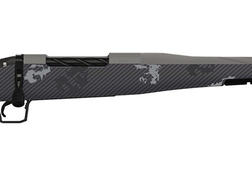 Fierce Firearms TWROG300PRC22GP Twisted Rogue Mini 300 PRC 22" Tungsten Cerakote Steel Threaded Barrel, Drilled & Tapped Steel Receiver, LR Negative Comb Phantom Camo Carbon Fiber Stock