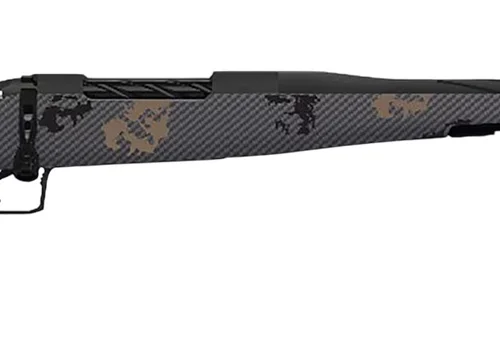 Fierce Firearms TWTROG7PRC24BS Twisted Rogue 7mm PRC 24" Armour Lube Black Steel Threaded Barrel, Drilled & Tapped Steel Receiver, LR Negative Comb Sonora Ambush Camo Carbon Fiber Stock