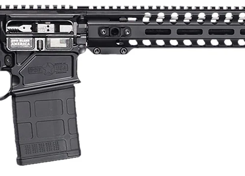 Patriot Ordnance Factory 02419 Rogue DI 308 Win 20+1 18.50" Picatinny Rail Receiver, M-LOK/Picatinny Rail Handguard, Black Polymer Stock & Grip