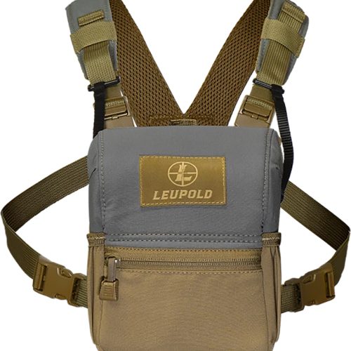 Leupold 185627 Enclosed Binocular Harness Non-Magnetic Tan/Gray