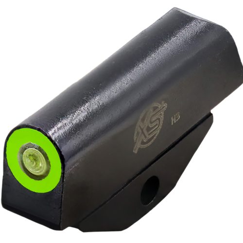XS Sights SWRV001P4 Standard Dot Front Green Tritium/Black Oxide Frame, Fits S&W Bodyguard